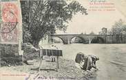 31 Haute Garonne / CPA FRANCE 31 "Saint Martory, le pont sur la Garonne" / LAVEUSE