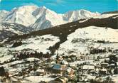 74 Haute Savoie / CPSM FRANCE 74 "Combloux, vue générale et massif du Mont Blanc"