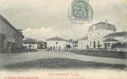 01 Ain / CPA FRANCE 01 "Cras sur Reyssouze, la place"