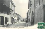 01 Ain / CPA FRANCE 01 "Collonges fort Ecluse, rue principale"