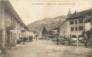 01 Ain / CPA FRANCE 01 "Chézery, intérieur du village et route de Lélex"