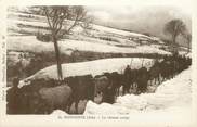 01 Ain / CPA FRANCE 01 "Hotonnes, le chasse neige"