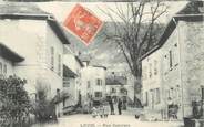 01 Ain / CPA FRANCE 01 "Lhuis, rue centrale"