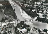 74 Haute Savoie / CPSM FRANCE 74 "Bonneville, vue aérienne, le pont sur l'Arve"