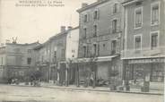 01 Ain / CPA FRANCE 01 "Meximieux, la place, quartier de l'hôtel Duranton"