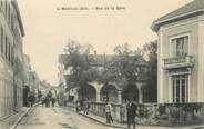 01 Ain / CPA FRANCE 01 "Montluel, rue de la gare"