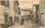 01 Ain / CPA FRANCE 01 "Montluel, un vieux quartier, rue Guillebaudet"