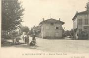 01 Ain / CPA FRANCE 01 "Saint Trivier de Courtes, route de Pont de Vaux"