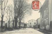 01 Ain / CPA FRANCE 01 "Saint Jean de Niost, la place"