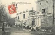 01 Ain / CPA FRANCE 01 "Saint Bernard, Café restaurant Marchand"