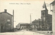 01 Ain / CPA FRANCE 01 "Vancia, place de l'église"