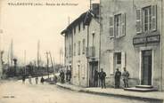 01 Ain / CPA FRANCE 01 "Villeneuve, route de Saint  Trivier"