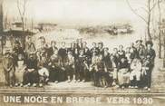 01 Ain / CPA FRANCE 01 "Une noce en Bresse vers 1830" / FOLKLORE