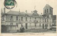 77 Seine Et Marne / CPA FRANCE 77 "Favières, mairie et écoles"