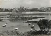 29 Finistere / CPSM FRANCE 29 "Ile de Batz, le port, la plage et les maisons du bourg"