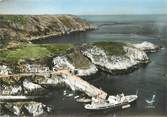 29 Finistere / CPSM FRANCE 29 "Ile d'Ouessant, l'Enez Eussa au débarcadère et la poninte du Stiff"