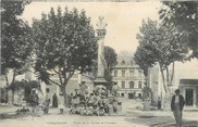 13 Bouch Du Rhone / CPA FRANCE 13 "Charleval, place de la mairie et château"