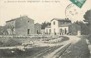 13 Bouch Du Rhone / CPA FRANCE 13 "Roquefort, la mairie et l'église"