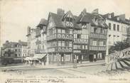 14 Calvado / CPA FRANCE 14 " Lisieux, vieilles maisons, place du marché au beurre"