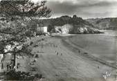 29 Finistere / CPSM FRANCE 29 "Morgat, la grande plage et  l'hôtel de la Mer "