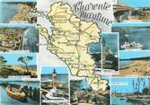 17 Charente Maritime / CPSM FRANCE 17 "Charente Maritime " /  CARTE  GEOGRAPHIQUE