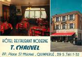 29 Finistere / CPSM FRANCE 29 "Quimperlé, hôtel restaurant Moderne"