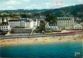 29 Finistere / CPSM FRANCE 29 "Tréboul Douarnenez, la plage des sables Blancs, le centre de Cure Marine"