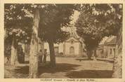 23 Creuse / CPA FRANCE 23 "Clugnat, chapelle et place Saint Jean"