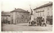 38 Isere / CPA FRANCE 38 "Roybon, place et statue Saint Rome"