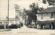 38 Isere / CPA FRANCE 38 "Sablonnières, route de Bourgoin et Vieune"