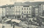 12 Aveyron  CPA FRANCE 12 "Saint Affrique, le marché, place de la Liberté"