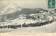 38 Isere / CPA FRANCE 38 "Le Sappey, concours de ski"