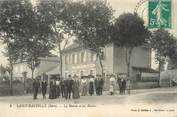 38 Isere / CPA FRANCE 38 "Saint Baudille, la mairie et les écoles"