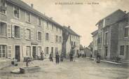 38 Isere / CPA FRANCE 38 "Saint Baudille, la place"