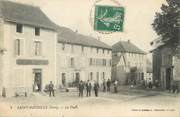 38 Isere / CPA FRANCE 38 "Saint Baudille, la place "