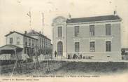 38 Isere / CPA FRANCE 38 "Saint Maurice l'Exil, mairie et groupe scolaire"