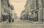 38 Isere / CPA FRANCE 38 "Saint Etienne de Saint Geoirs, grande  rue"