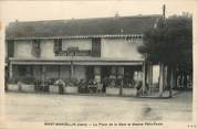 38 Isere / CPA FRANCE 38 "Saint Marcellin, la place de la gare et av Félix Faure"