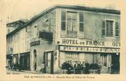 38 Isere / CPA FRANCE 38 "Saint Marcellin, grande rue et hôtel de France"