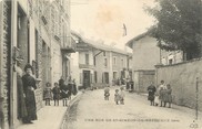 38 Isere / CPA FRANCE 38 "Saint Simeon de Bressieux, une rue"