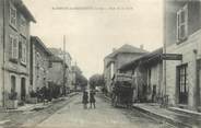 38 Isere / CPA FRANCE 38 "Saint Simeon de Bressieux, rue de la gare"