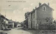 38 Isere / CPA FRANCE 38 "Mairie et école de Tèche"