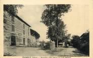 38 Isere / CPA FRANCE 38 "Tramolé, quartier d'en Haut et café Poyet"