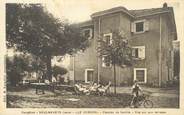 38 Isere / CPA FRANCE 38 "Vaulnaveys le Haut, le Vernon, pension de famille, vue d'une terrasse"'