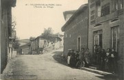 38 Isere / CPA FRANCE 38 "Villeneuve de Marc, l'entrée du village"