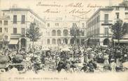 38 Isere / CPA FRANCE 38 "Vienne, le marché et l'hôtel de ville"