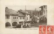 74 Haute Savoie / CPA FRANCE 74 "Alby sur Chéran, la place du marché"