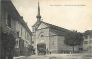 74 Haute Savoie / CPA FRANCE 74 "Frangy, hôtel de la poste et l'église"