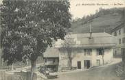 74 Haute Savoie / CPA FRANCE 74 "Manigod, la place"