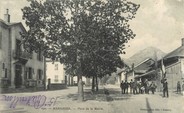 74 Haute Savoie / CPA FRANCE 74 "Marignier, place de la mairie"